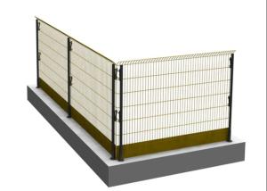 Wholesale High Security Steel Frame Mesh 50x100mm Edge Protection Fencing from china suppliers