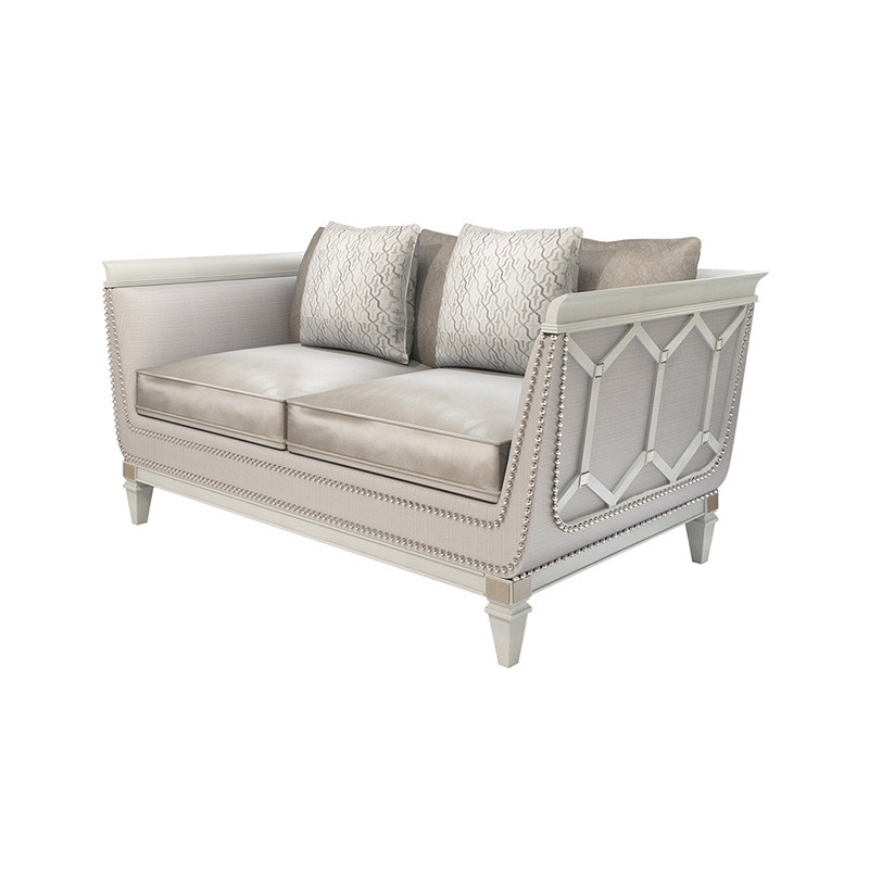 New Chinese style of Sofa chairs used Golden Stainless steel legs and High density sponge upholstered furniture