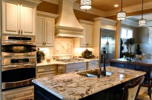 Wholesale Copenhagen Kitchen Granite Countertop / Custom Cut Stone Table Top from china suppliers