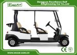 25 Km / H 4 Seater 48V Electronic Golf Carts White Color ADC Separately Motor