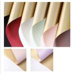 Waterproof Gold Paper Plastic Flower Packaging Paper Dual-Color Film for