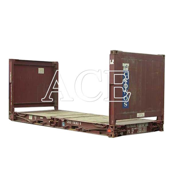 Corten Steel 20ft 40ft Used Flat Rack Containers Second Hand Floor Plywood or