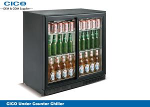 Wholesale Self Closing Black Beer Cooler Refrigerator , Under Cabinet Water Cooler 175 WAatt from china suppliers