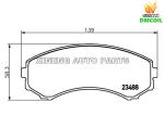 Mitsubishi Pajero Mazda Brake Parts High Friction Resistant And Quiet Performanc