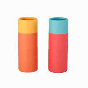 Wholesale Food Grade Paper Cylinder Containers Embossed Debossed CMYK Printing from china suppliers