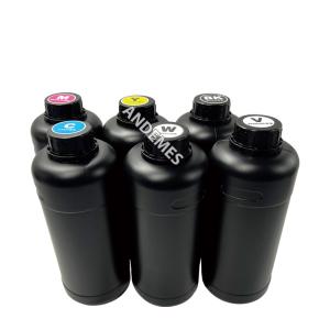 Wholesale Crystal Printing Technology 1000ml UV Ink For Sticker Printer XP600 I3200 On AB Film from china suppliers