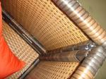 Brown Resin Wicker Storage Box