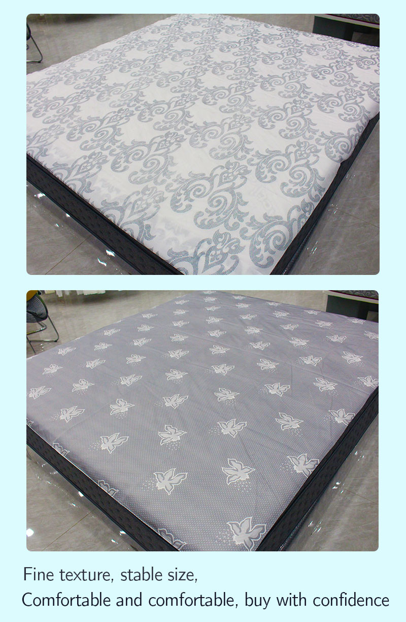 100% Polyester 100gsm Mattress Knitted Fabric Printed