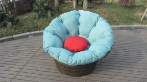 Wholesale Round shape garden daybed wicker rattan beach swivel chair in all weather from china suppliers