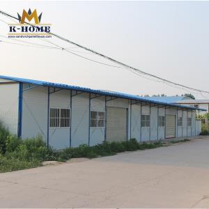 Wholesale Quick Built Prefab Steel House Temporary Living Staff Quarters from china suppliers