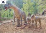 220 VAC Waterproof Jurassic Park T Rex Statue / Dinosaur Lawn Ornament