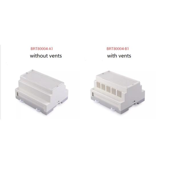 106*87*60mm Abs Ul 94 V0 Diy Plc Din Rail Enclosure For Electronics Project