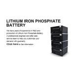 Black Solar Energy Storage Lifepo4 Battery 48V 100Ah Wall Mounted