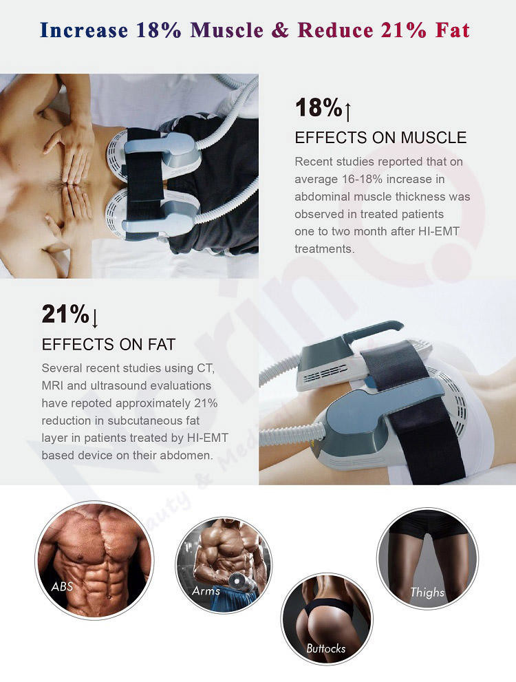 5000W Neo RF Body Sculpting Machine HIEMT Muscle Building