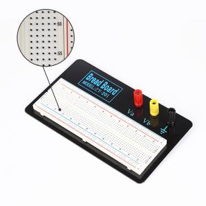 Wholesale ZY-1201 Solderless Prototype Breadboard 830 Tie-points Board with Metal Plate from china suppliers