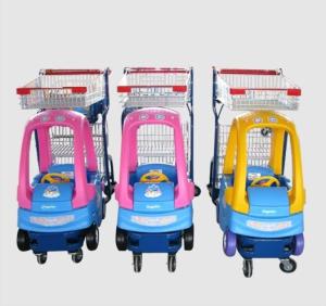 Wholesale Supermarket Plastic Kids Shopping Trolley Zinc Plated Metal Shopping Cart from china suppliers