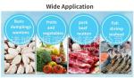 Industrial Tunnel Freezer for Large-Scale Production of Frozen Snacks and
