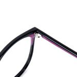CE Certificate Acetate Eyewear Optical Glasses Frame Round Ladies