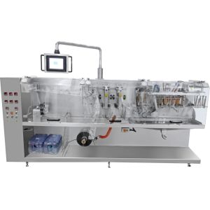 China Food Doypack Pouch Packing Machine With Double Vacuum Pump Configuration on sale
