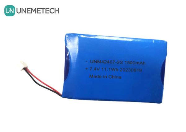 2 Cells Li Polymer Battery 7.4V 1500mAh 2S Li-polymer Battery Pack 424567 for