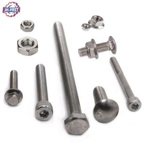 Wholesale Extra Long Large Big Head SS 304 316 Stainless Steel DIN603 Coach Carriage Bolts and Nuts from china suppliers