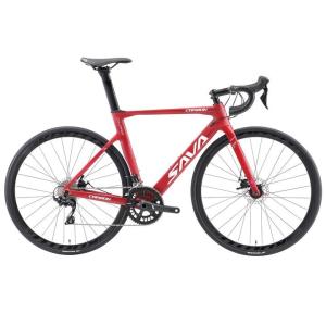 Wholesale L1.4m Carbon Disc Brake Road Bike , Aluminum Rim Road Racing Bicycle 18S from china suppliers
