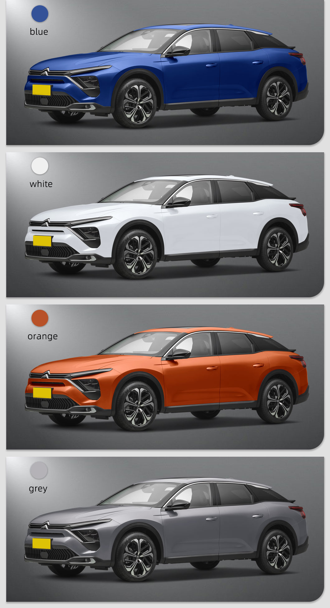 2020 Citroen Versailles C5 X Electric Sedan with Maximum Torque of 100-200Nm and Black Leather Interior