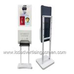 MG-215IA Floor Standing Advertising Display With Human Body IR Thermometer