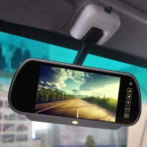 Wholesale Customized 7 Inch Rearview Mirror LCD Monitor , Wireless Backup Camera With Chrome from china suppliers