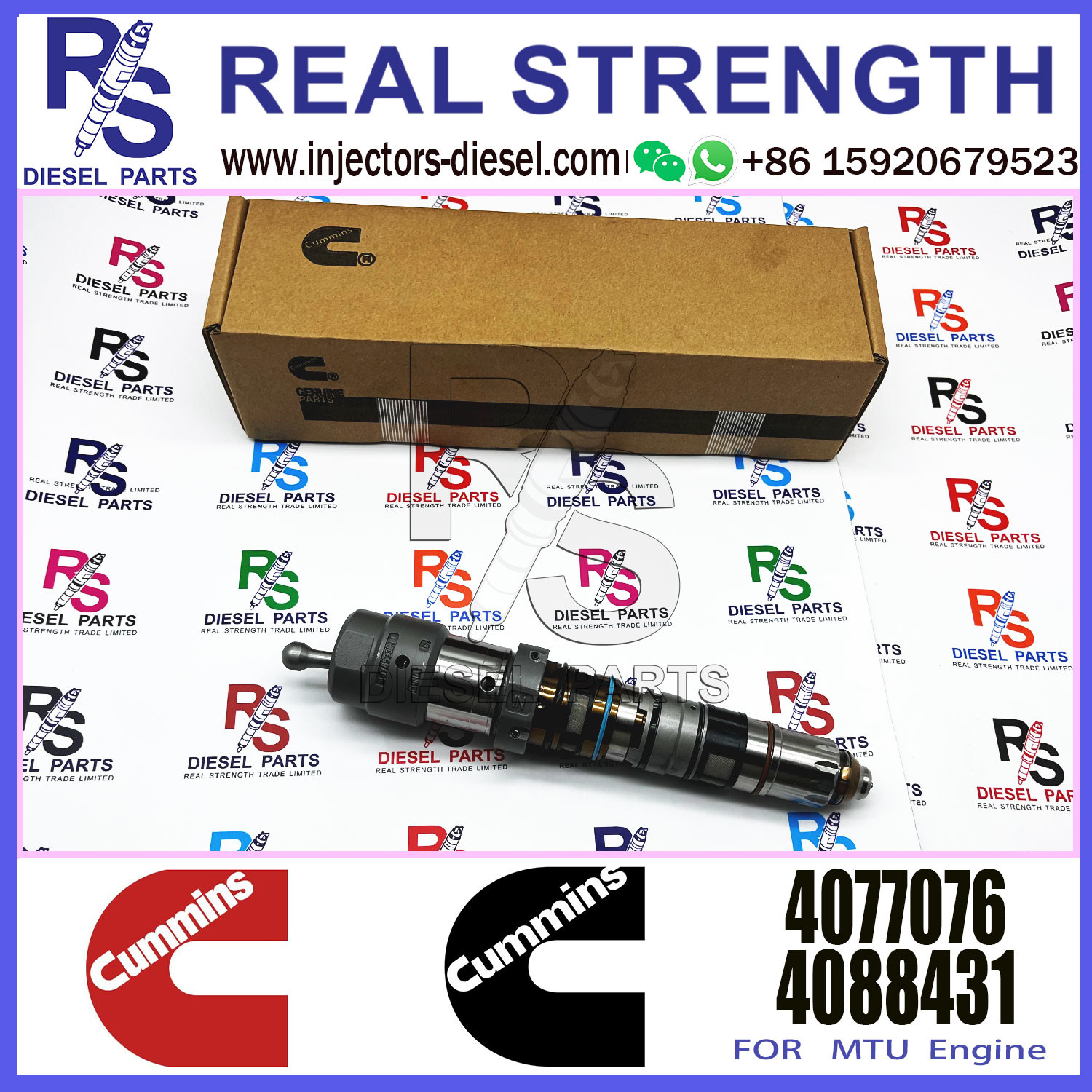 Diesel Fuel Injector QSK23 4326780 4088427 4087893 4001813 4010025 4076533 4088431