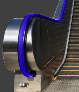 Wholesale Escalator handrail, C type, CSM various colors handrail , red/blue/grey/black, suitable for outdoor application from china suppliers
