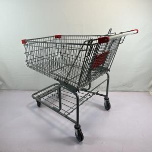Wholesale Powder Coating 300L Supermarket Shopping Trolley American Style from china suppliers