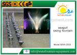 Seagull Musical Dancing Water Fountain , LED RGB Lighting Outdoor Water