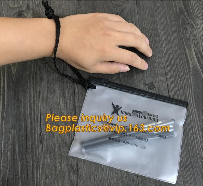 Holographic Zipper Slider Zip Lock Bubble Bag,Cosmetic Zipper Bag/Rose Gold Slider Bubble Bag with Logo,Slider Bubble Zi