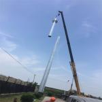 Antenna Telecommunications Monopole Tower 5-80M ASTM A123/ ISO 1461 Galvanizatio