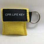Mini Cpr Barrier Mask Keychain Face Shield Nylon Bag Mouth To Mouth Personalized