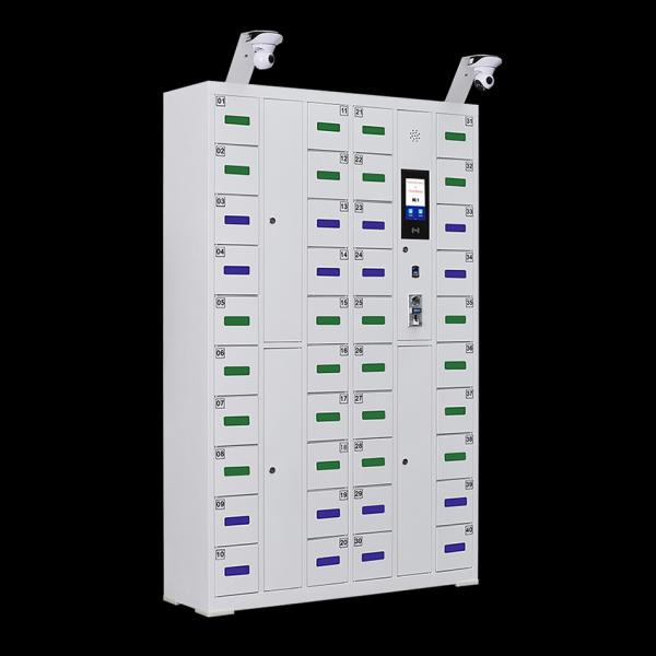 HD Surveillance Camera Phone Charging Booth , Coin Payment Mobile Device