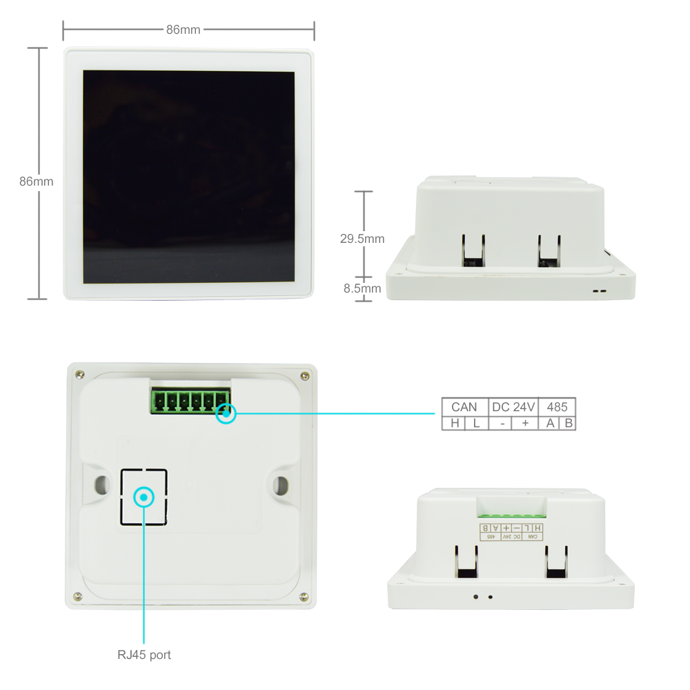 Damp Proof Smart Dimmer Switch , Fire Retardant Remote Control Light Switch