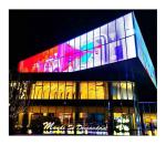 IP65 Waterproof Led Curtain Screen Display 240V Light Weight