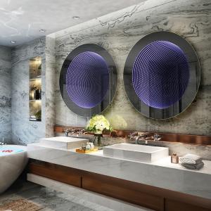 Wholesale Hotel 3D Infinity Tunnel Mirror Silver Lenses Fashionable With Touch Sensor from china suppliers