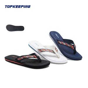 Wholesale Summer Rubber EVA Soft Rubber Slippers Stylish Wedge Thick Sole Flip Flops Womens from china suppliers