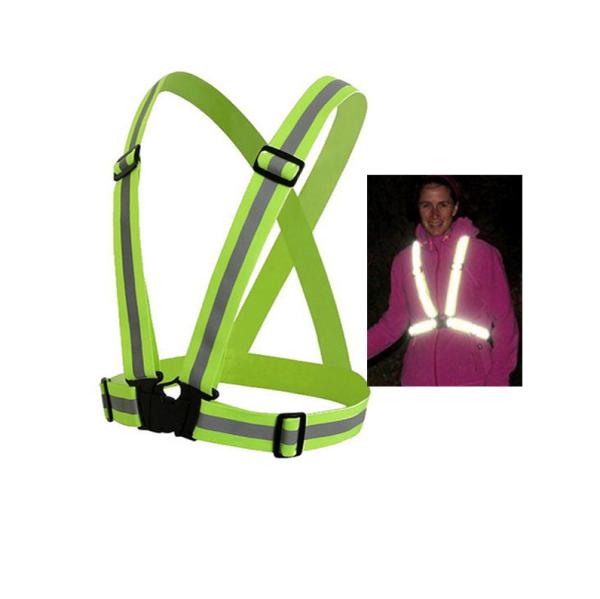 Harness High Visibility Cycling Reflective Belt For Running Sleeveless Traffic