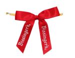 Wire twist / impressive pre tied Decorative ribbon bow tie for wedding with