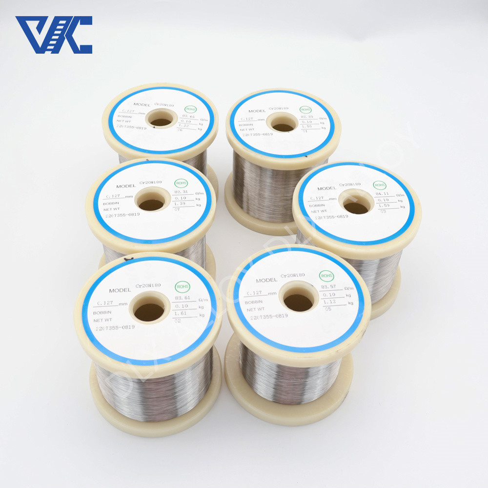 24 32 36 40 AWG Nichrome Alloy NiCr 80/20 Resistohm 80 Resistance Wire For Heating Elements