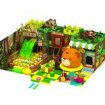 Green Forest Attraction Soft Play Equipment Kids Indoor Adventure Playground