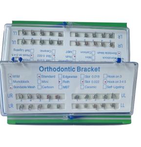 Wholesale Bondable Mini Roth Orthodontic Bracket 0.018 Double Slot With Hook345 from china suppliers