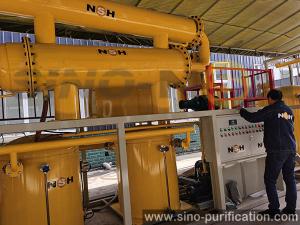 Wholesale 600L/H Degassing Lubricating Oil Purifier 2T/D Diesel Distillation Plant from china suppliers