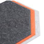 Self Adhesion Hexagon Sound Absorbing Acoustic Panel Restaurant