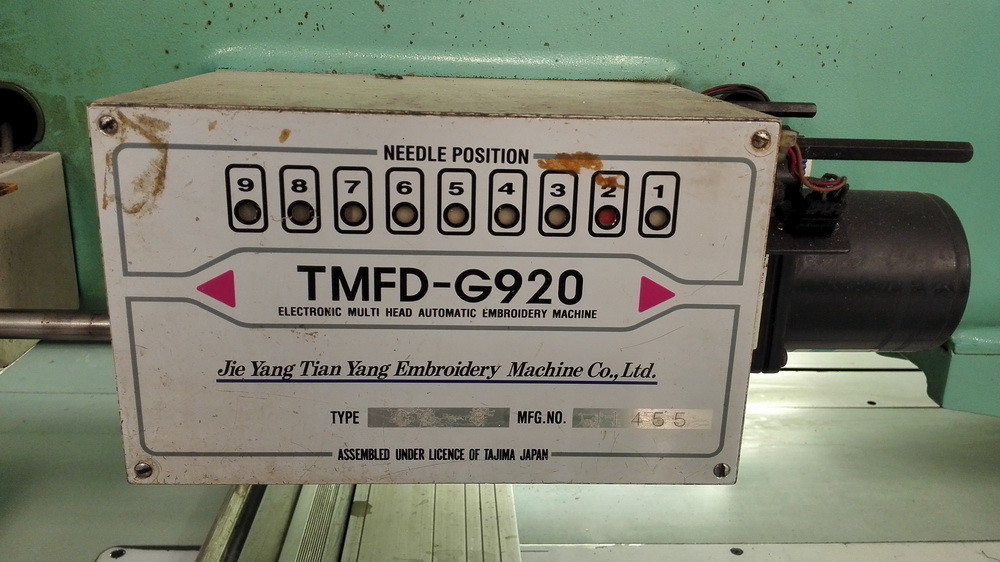 CE Used Tajima Multi Head Computerized Embroidery Machine Multifunctional