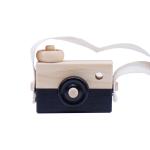 Beech Wooden Montessori Necklace Camera Pendant For Baby